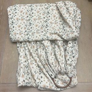 Hope & Plum Ring Sling - FLOR - Medium Length with Bronze Rings